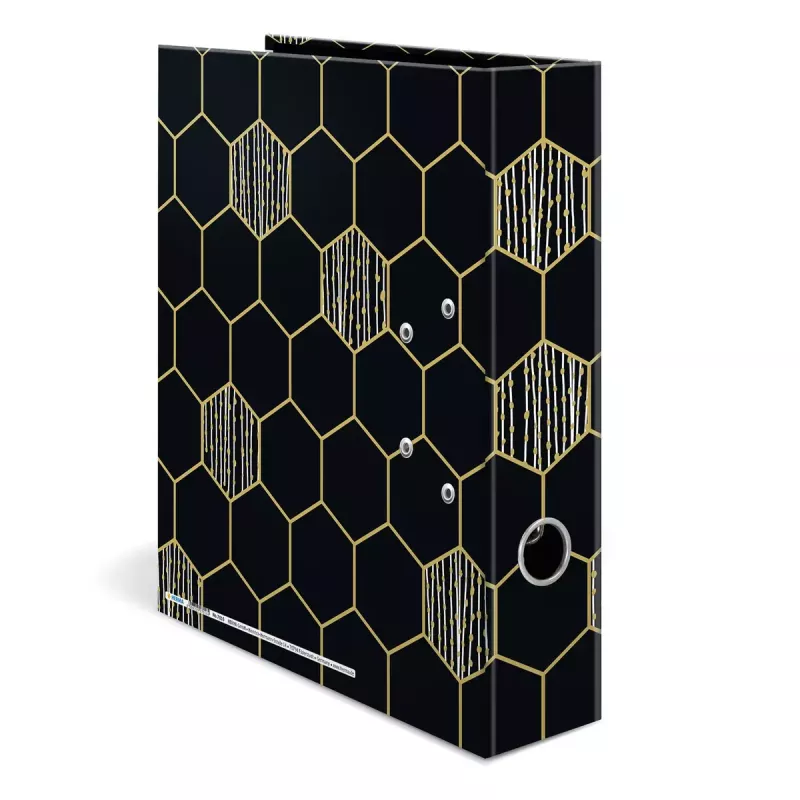 Dossier HERMA 7016 A4 preto cinzento arquivo D-Ring