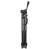 Tripé Hama Gamma 153 3 pernas preto capacidade 3 kg altura 153 cm