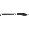 Westmark Technicus-Square 14122270 ralador plano, aço inoxidável/TPE, argola para pendurar, 65 mm, preto