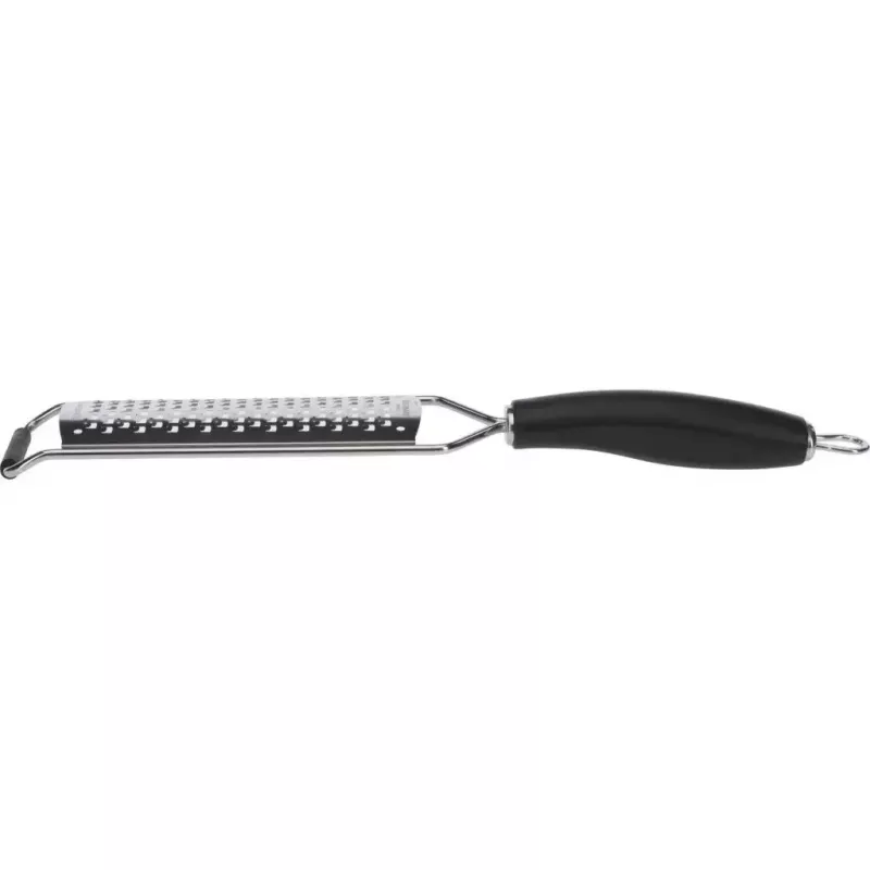 Westmark Technicus-Square 14122270 ralador plano, aço inoxidável/TPE, argola para pendurar, 65 mm, preto