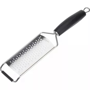 Ralador plano Westmark Technicus-Square, lâmina de aço inoxidável, cabo de TPE preto, 65×28×325 mm