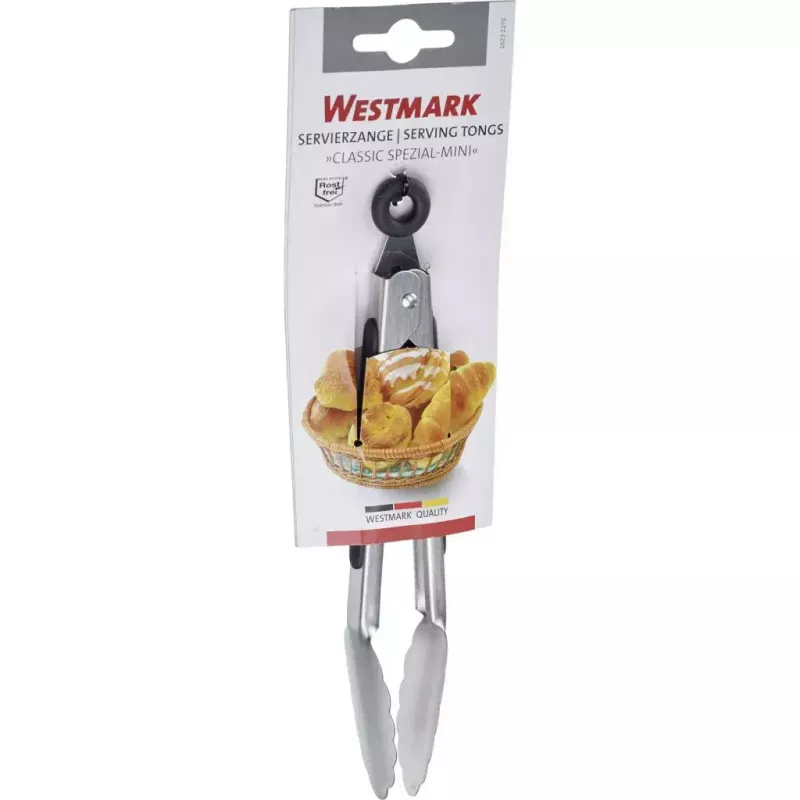 Pinça de cozinha Westmark Classic Spezial Mini 200 mm – aço inoxidável, cabos de TPE