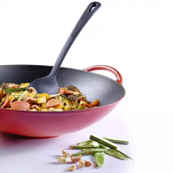 Colher de wok Westmark Gentle Plus, poliamida, comprimento 315 mm, largura 72 mm, preto