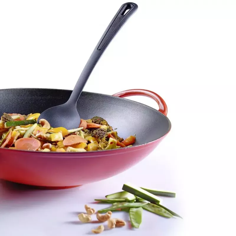 Colher de wok Westmark Gentle Plus, poliamida, comprimento 315 mm, largura 72 mm, preto