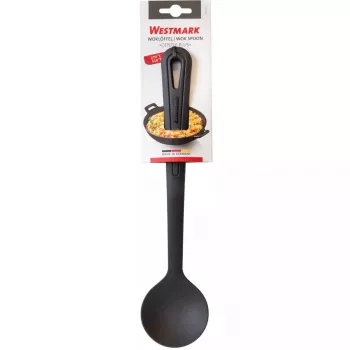 Colher de wok Westmark Gentle Plus, poliamida, comprimento 315 mm, largura 72 mm, preto