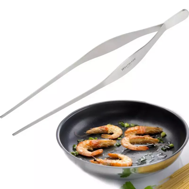 Pinça de cozinha Westmark 12762270, aço inoxidável, comprimento 290 mm