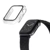 Capa LAUT Shield para smartwatch — vidro transparente e policarbonato, compatível com Apple Watch 40–41 mm