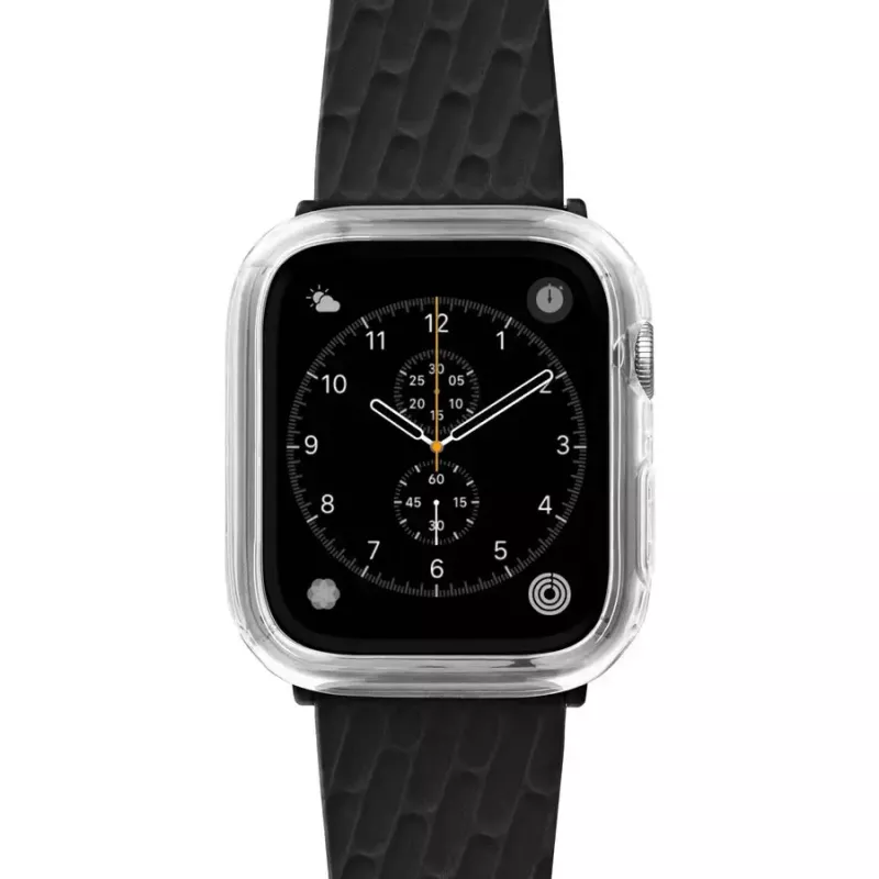Capa LAUT Shield para smartwatch — vidro transparente e policarbonato, compatível com Apple Watch 40–41 mm