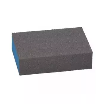 Esponja de lixar Bosch 2609256346, grão médio, 69×97×26 mm, 1 unid., preto/azul