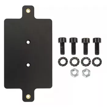Placa de base Brodit 216409 preto 160x80x7 mm