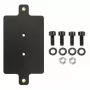 Placa de base Brodit 216409 preto 160x80x7 mm