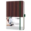 Bloco de notas Sigel CO673 A5 194 folhas castanho