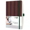 Caderno Sigel CO674 A5 194 folhas castanho pontilhado
