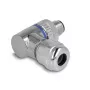 Conector M12 DeLOCK codificação A 4 polos ficha macho 90° angular metal