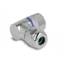 Conector M12 DeLOCK codificação A 3 polos conector fêmea 90° angular metal
