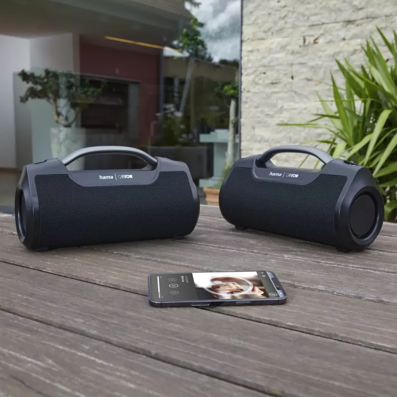 Coluna portátil estéreo Hama Mate Pro preto 60 W