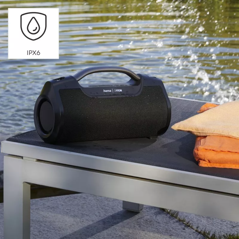 Coluna portátil estéreo Hama Mate Pro preto 60 W