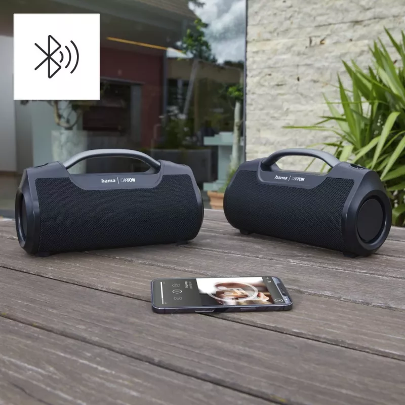 Coluna portátil estéreo Hama Mate Pro preto 60 W