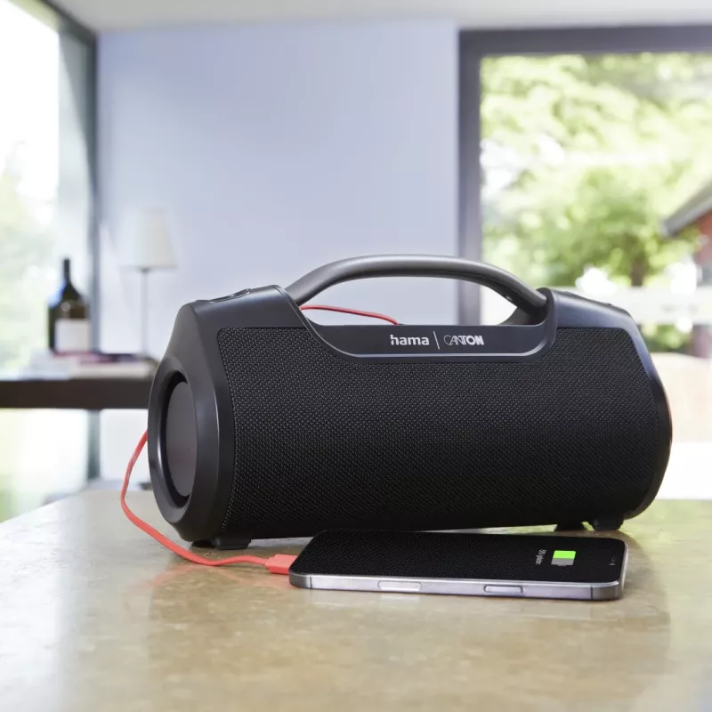 Coluna portátil estéreo Hama Mate Pro preto 60 W