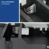 Caixa de zona com fecho ACT Patch Box 8 slots para fibra ótica e cobre
