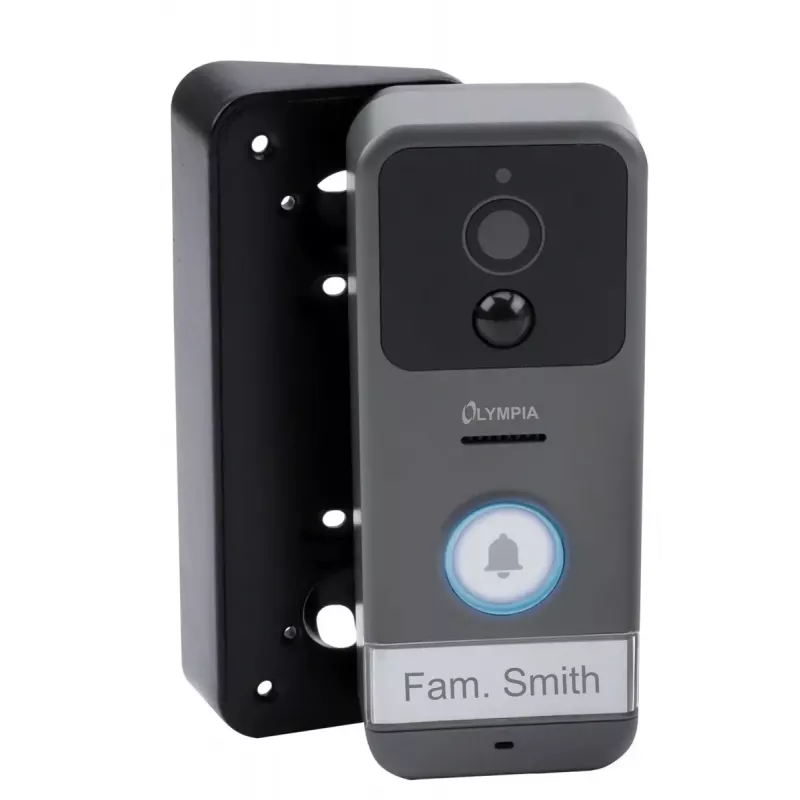 Adaptador para intercomunicador Olympia, modelo 6035, preto, compatível com VDB 824YA