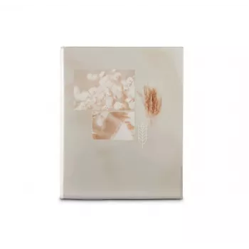 Álbum de fotografias Hama Singo II bege 40 folhas encadernação adesiva