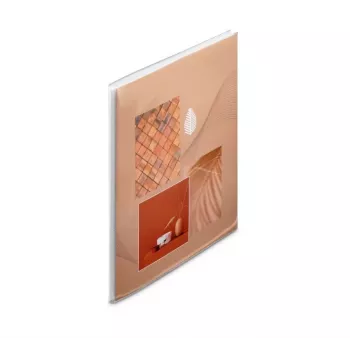 Álbum de fotografias Hama Singo II terracota 40 folhas encadernação adesiva