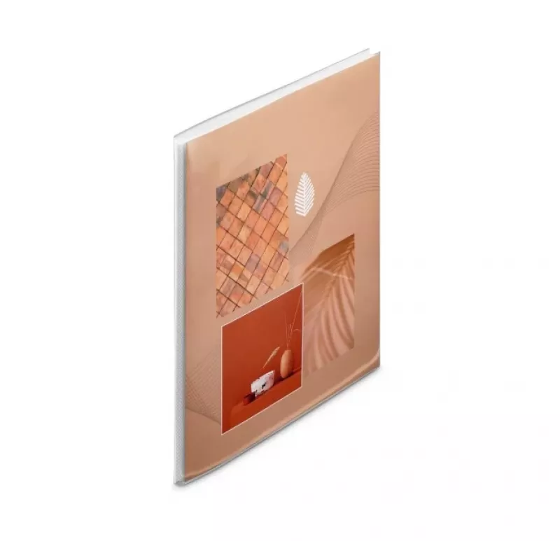 Álbum de fotografias Hama Singo II terracota 40 folhas encadernação adesiva