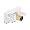Adaptador de cabo DeLOCK 90872 Mini-DIN 4 pinos branco