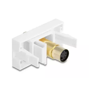 Adaptador de cabo DeLOCK 90872 Mini-DIN 4 pinos branco
