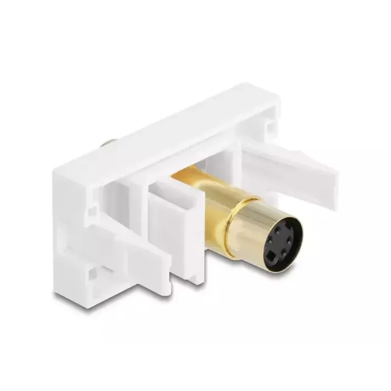 Adaptador de cabo DeLOCK 90872 Mini-DIN 4 pinos branco