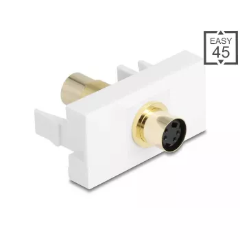 Adaptador de cabo DeLOCK 90872 Mini-DIN 4 pinos branco