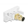 Adaptador de cabo DeLOCK 90873 Mini-DIN 6 pinos branco