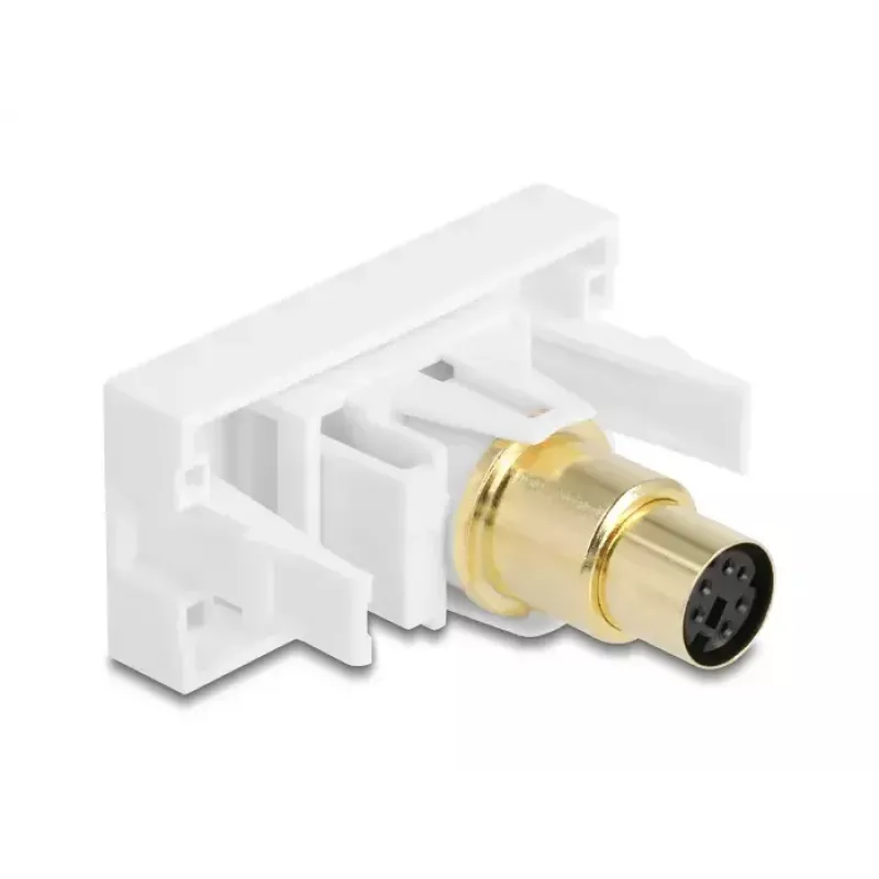 Adaptador de cabo DeLOCK 90873 Mini-DIN 6 pinos branco