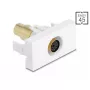 Adaptador de cabo DeLOCK 90873 Mini-DIN 6 pinos branco