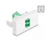 Adaptador de cabo DeLOCK 90875 LC Duplex verde branco