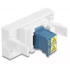 Adaptador de cabo DeLOCK 90876 LC Duplex azul branco