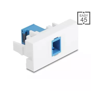 Adaptador de cabo DeLOCK 90878 SC Simplex azul branco