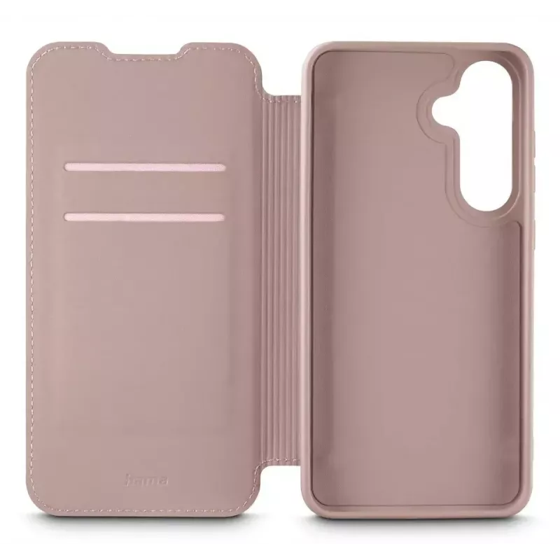 Capa tipo carteira Hama Fantastic Feel Galaxy A36 5G 17 cm 2 compartimentos para cartões nude