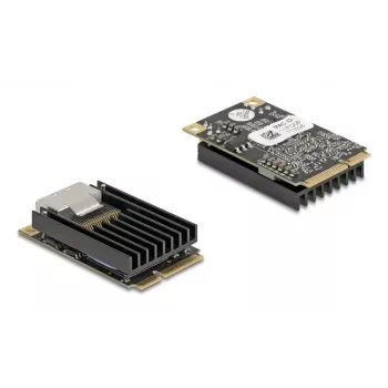 Adaptador interno RJ-45 DeLOCK 95280 Mini PCI Express 4 Gbit/s