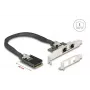 Adaptador interno RJ-45 DeLOCK 95280 Mini PCI Express 4 Gbit/s