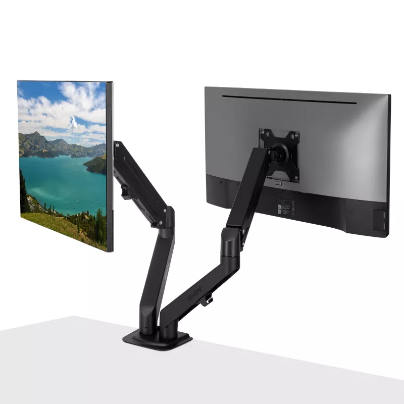 Suporte/mesa para monitor Lindy 40708 68,6 cm (27 polegadas) secretária preto