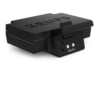 Máquina de sandes KRUPS FDK461, 850 W, preta, faz 4 sandes, 234×265×108 mm
