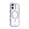 Capa para telemóvel LAUT AERO PROTECT 17,5 cm 6,9 polegadas violeta transparente