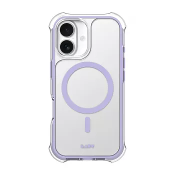 Capa para telemóvel LAUT AERO PROTECT 17,5 cm 6,9 polegadas violeta transparente
