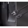 Manhattan cabo de alimentação, ficha euro de 2 pinos (CEE 7/4 Schuko) para conector fêmea C13 (ficha de alimentação), 3 m, 10 A, preto, garantia vitalícia