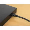 Cabo de alimentação Manhattan, ficha macho C14 para conector fêmea C13 (cabo de alimentação), monitor para CPU, 5 m, 10A, preto, cabo, garantia vitalícia