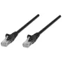 Intellinet 345040 cabo de ligação de rede, Cat5e, U/UTP, RJ45, sem ganchos, com proteção anti-dobragem, 20 m, preto