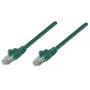 Intellinet 319997 cabo de rede patch, Cat5e, U/UTP, RJ45, moldado, sem gancho, 15 m, verde