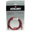 Intellinet 320603 cabo de rede patch, Cat5e, UTP, RJ45 macho-macho, 15 m, moldado, sem gancho, vermelho